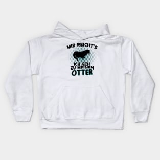 Otter Haustier Liebhaber Mädchen Kinder Geschenk Kids Hoodie